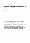 Research paper thumbnail of The new EU counter-terrorism directive: closing all the gaps in the EU legal framework?