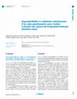 Research paper thumbnail of [Good reproducibility and validity of a self-administered questionnaire evaluating adherence to the French national nutrition and health program recommendations]