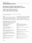 Research paper thumbnail of Reassessment of the putative role of BLK-p.A71T loss-of-function mutation in MODY and type 2 diabetes