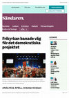 Research paper thumbnail of Frikyrkan banade väg för det ­demokratiska projektet | Sändaren