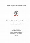 Research paper thumbnail of Estimation of choroidal thickness in OCT images