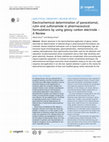 Research paper thumbnail of Electrochemical Determination of Paracetamol by a Novel Derivative of Formazan Modified Pencil Graphite Electrode