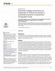 Research paper thumbnail of Arytenoid cartilage movements are hypokinetic in Parkinson’s disease: A quantitative dynamic computerised tomographic study