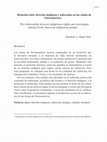 Research paper thumbnail of Relación entre derecho indígena y soberanía en las etnias de Norteamérica