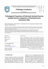 Research paper thumbnail of Tribological Properties of Polyvinyl Alcohol/Uncaria Gambir Extract Composite as Potential Green Protective Film