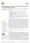 Research paper thumbnail of Differentiating between Natural and Modified Cellulosic Fibres Using ATR-FTIR Spectroscopy