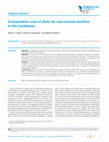 Research paper thumbnail of Comparative cost of diets for low-income families in the Caribbean