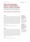 Research paper thumbnail of Educação Tecnológica, Saúde e Trabalho: Notas teóricas a partir de Gramsci