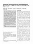 Research paper thumbnail of PROMISE: Parallel-imaging and compressed-sensing reconstruction of multicontrast imaging using SharablE information