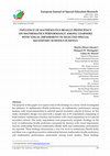 Research paper thumbnail of Influence of Mathematics Braille Proficiency on Mathematics Performance Among Learners with Visual Impairment in Selected Special Secondary Schools in Kenya