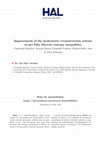 Research paper thumbnail of Improvement of the Hydrostatic Reconstruction Scheme to Get Fully Discrete Entropy Inequalities