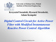 Research paper thumbnail of Digital control circuit for active power filter with modified instantaneous reactive power control algorithm