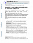 Research paper thumbnail of Hospitalization for Anxiety and Mood Disorders in HIV-Infected and -Uninfected Gay and Bisexual Men