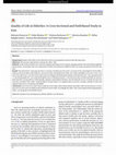 Research paper thumbnail of Quality of Life in Elderlies: A Cross-Sectional and Field-Based Study in Iran