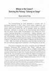 Research paper thumbnail of Where is the Crown?: Dancing the Putong / Tubong on Stage