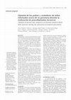 Research paper thumbnail of [Opinion of parents and caregivers of interned children about their presence during the realization of invasive procedures]