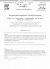 Research paper thumbnail of Polygonal path simplification with angle constraints