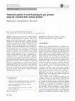 Research paper thumbnail of Numerical analysis of rock fracturing by gas pressure using the extended finite element method