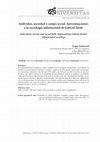 Research paper thumbnail of Individuo, sociedad y campo social. Aproximaciones a la sociología infinitesimal de Gabriel Tarde