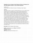 Research paper thumbnail of Disparities in access to Improved and Unimproved Sources of Drinking water and Toilet facilities in Nigeria: A Socioeconomic Dichotomy