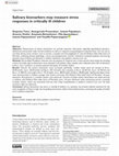 Research paper thumbnail of Salivary biomarkers may measure stress responses in critically ill children