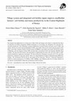 Research paper thumbnail of Tillage system and integrated soil fertility inputs improve smallholder farmers' soil fertility and maize productivity in the Central Highlands of Kenya