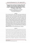 Research paper thumbnail of Pengaruh Word Of Mouth Terhadap Minat Beli Melalui Citra Perusahaan dan Kepercayaan Sebagai Variabel Intervening Pada Jasa Umroh PT Indojava Mulia Wisata