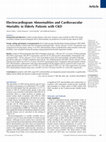 Research paper thumbnail of Electrocardiogram Abnormalities and Cardiovascular Mortality in Elderly Patients with CKD