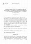 Research paper thumbnail of CONSIdErAtIONS ON tHE ACCuLturAtION PrOCESS IN tHE LIgHt Of rESEArCH ON MACEdONIAN EMIgrAtION tO tHE PrINCIPALIty ANd KINgdOM Of BuLgArIA (A CASE Study