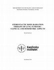 Research paper thumbnail of Retrospective Cohort Study of Bronchial Doses and Radiation-Induced Atelectasis After Stereotactic Body Radiation Therapy of Lung Tumors Located Close to the Bronchial Tree