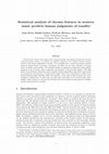 Research paper thumbnail of Statistical Analysis of Chroma Features in Western Music Predicts Human Judgments of Tonality