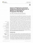 Research paper thumbnail of Impact of Polytrauma and Acute Respiratory Distress Syndrome on Markers of Fibrinolysis: A Prospective Pilot Study