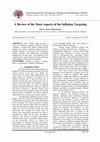 Research paper thumbnail of A Review of the Main Aspects of the Inflation Targeting