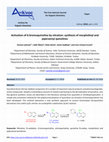 Research paper thumbnail of Activation of 6-bromoquinoline by nitration: synthesis of morpholinyl and piperazinyl quinolines