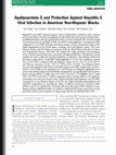 Research paper thumbnail of Apolipoprotein E and protection against hepatitis E viral infection in American non‐Hispanic blacks