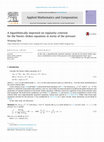 Research paper thumbnail of A note on a regularity criterion for the Navier–Stokes equations