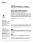 Research paper thumbnail of PCV13 vaccination impact: A multicenter study of pneumonia in 10 pediatric hospitals in Argentina