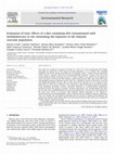 Research paper thumbnail of Evaluation of toxic effects of a diet containing fish contaminated with methylmercury in rats mimicking the exposure in the Amazon riverside population