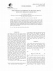 Research paper thumbnail of The kinetics of sorption of divalent metal ions onto sphagnum moss peat