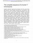 Research paper thumbnail of The complete sequence of a human Y chromosome