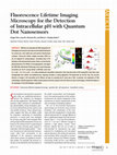 Research paper thumbnail of Fluorescence lifetime imaging microscopy for in situ observation of the nanocrystallization of rubrene in a micro fluidic set up