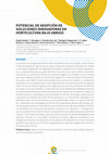 Research paper thumbnail of Potencial de adopción de soluciones innovadoras en horticultura bajo abrigo