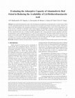 Research paper thumbnail of Evaluating the Adsorptive Capacity of Aluminoferric Red Oxisol in Reducing the Availability of 2,4-Dichlorofenoxiacetic Acid