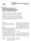 Research paper thumbnail of Estimating the Harms of Nicotine-Containing Products Using the MCDA Approach