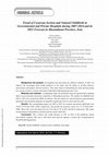 Research paper thumbnail of Trend of Cesarean Section and Natural Childbirth in Governmental and Private Hospitals during 2007-2014 and its 2021 Forecast in Mazandaran Province, Iran