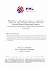 Research paper thumbnail of Time-History and Pushover Analyses of Asymmetric Structures Using an Efficient Non-Linear Reinforced Concrete Model Accounting for Cracking