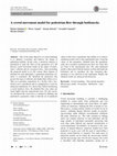 Research paper thumbnail of A crowd movement model for pedestrian flow through bottlenecks