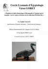 Research paper thumbnail of Conférence le 6 février 2024 par Gaëlle Tallet : « Panthéon et piété domestique à Hermopolis à l’époque gréco-romaine : terres cuites et bronzes de la collection Périchon Bey »