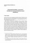 Research paper thumbnail of Pomorskie/kaszubskie "czarownice". Od ludowych wierzeń do herstorycznych rehabilitacji | Pomeranian/Kashubian “witches”. From folk beliefs to herstorical rehabilitation