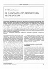 Research paper thumbnail of Az e-közigazgatás elméletének megalapozása